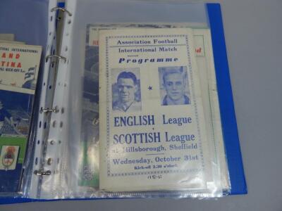 A quantity of International football programmes - 5