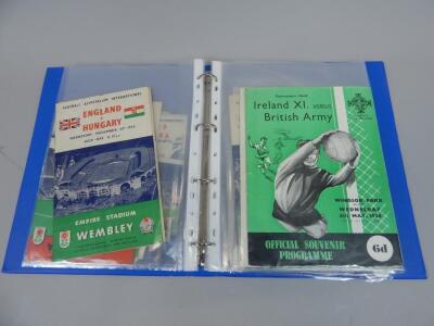 A quantity of International football programmes - 7