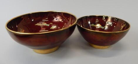 Two Carlton Ware bowls