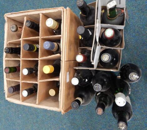 A mixed case of wine