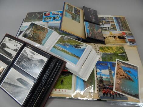 A large quantity of postcards