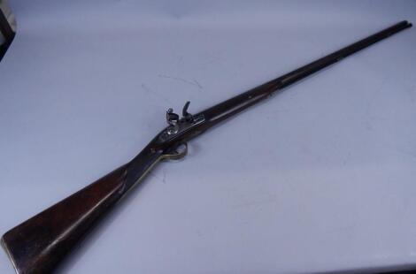 A muzzle loading single barrel shot gun