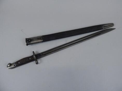 An early 20thC bayonet