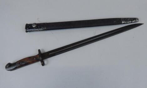 An early 20thC bayonet