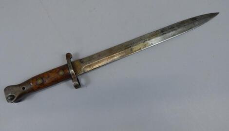 An early 20thC bayonet