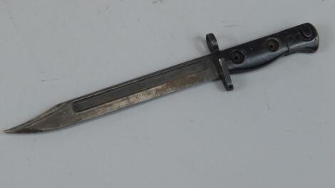 A 20thC bayonet