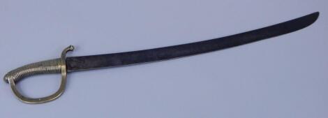 An early 19thC English Artillery short sword