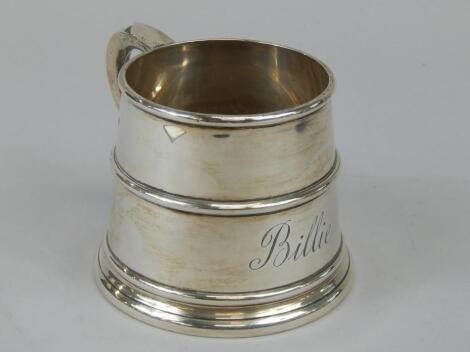 A late Victorian Christening mug