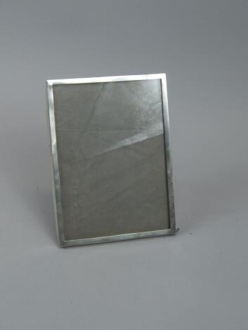 A George V silver rectangular silver mounted photograph frame