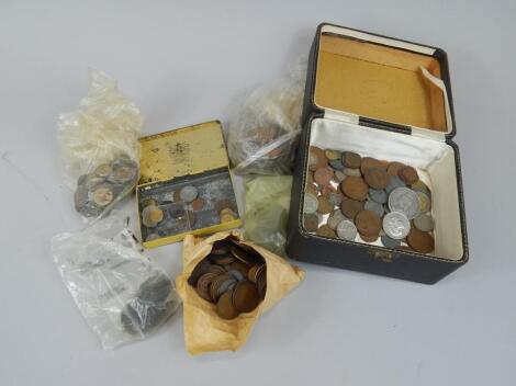 A large quantity of mainly British coins