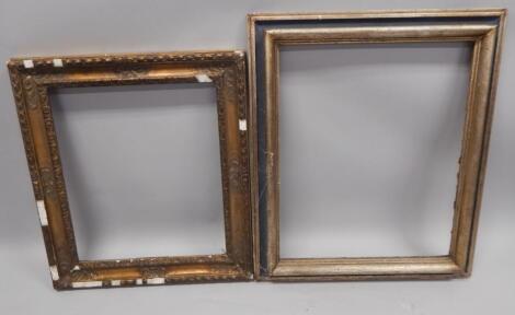 Two gesso pictures frames.