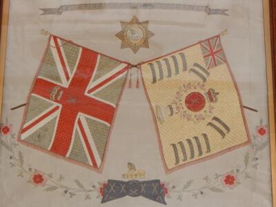A late 19thC / early 20thC regimental embroidery - 2