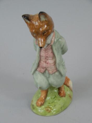 A Royal Albert Beswick style model of Foxy Whiskered Gentleman