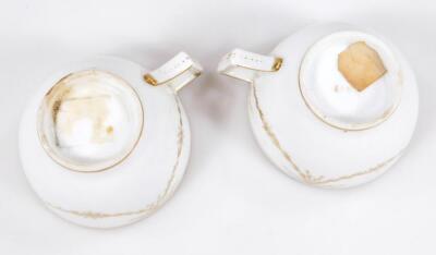 An early 19thC part French porcelain tea set - 9