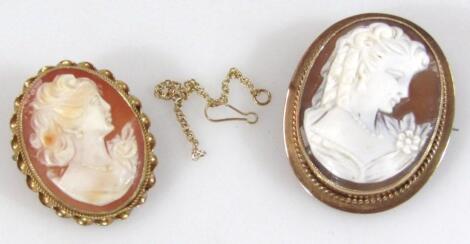 An oval cameo