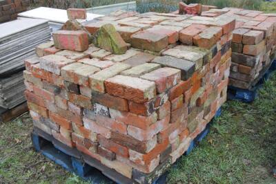 A quantity of reclaimed bricks.