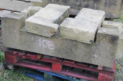 A quantity of limestone blocks