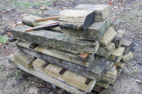 A quantity of decorative stonework.