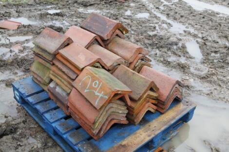 A quantity of roof ridges and wall capping.