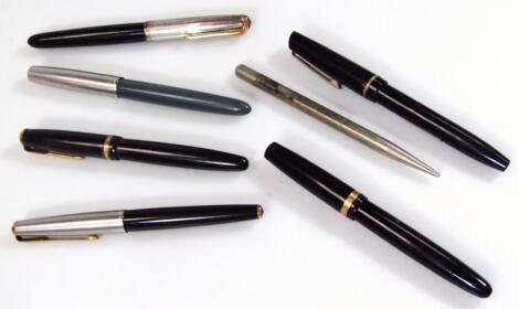 Various fountain pens