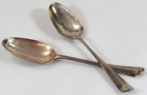 A George II silver tablespoon