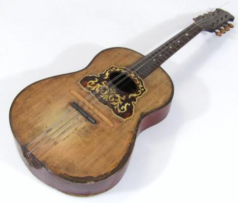 An early 20thC Neapolitan guitar