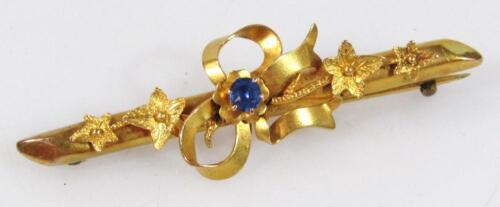 A Victorian emblematic brooch