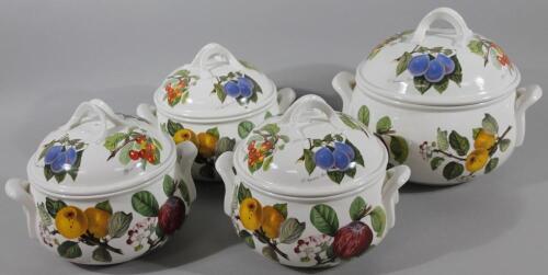 A 20thC Portmeirion Pomona pattern lidded tureen