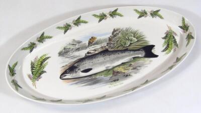 A 20thC Portmeirion pottery fish plate