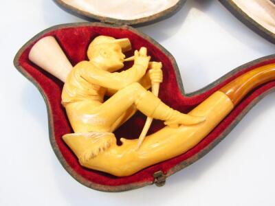 An early 20thC meerschaum pipe - 2