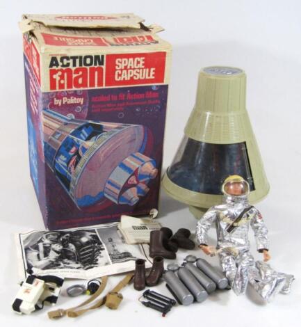 A Palitoy Action Man space capsule