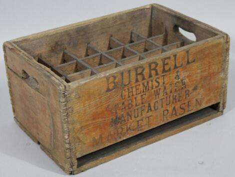 A Burrell Chemist and table water