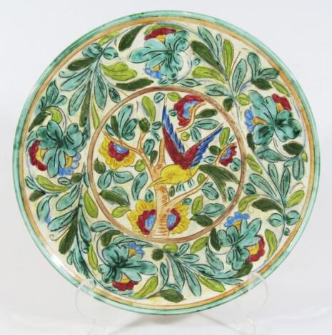 A Trentham Art Works pottery charger