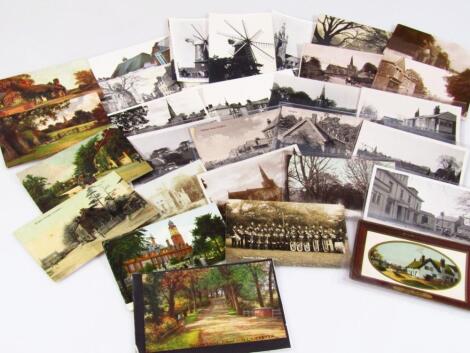 Various early 20thC and later postcards