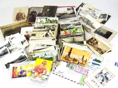 Various early 20thC and later postcards