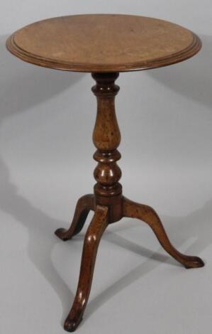 An early 19thC mahogany occasional table