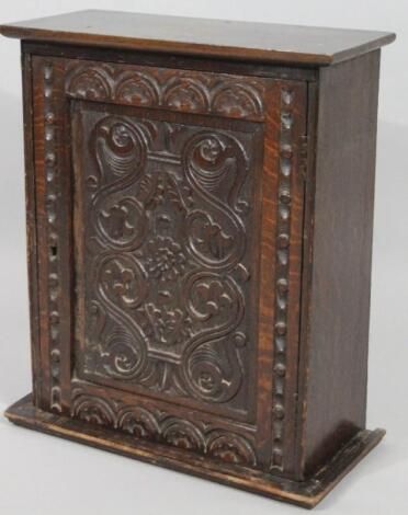 An 18thC and later oak cabinet