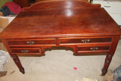 A Victorian mahogany dressing table