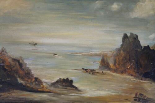 19thC British School. Coastal scene