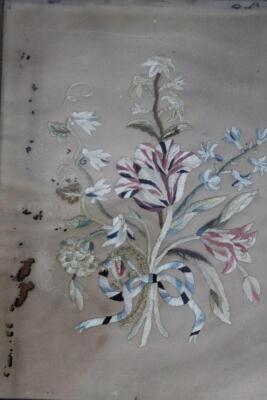 A 19thC silkwork - 3