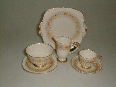 A Royal Stafford bone china part tea service