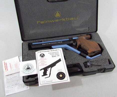 A Feinwerkbau 103 .177 air pistol