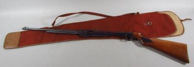 A vintage .22 top load air rifle