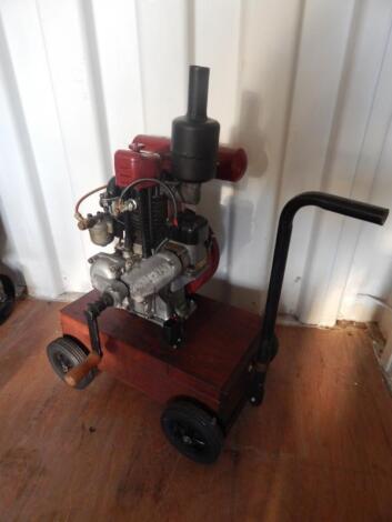 An early 20thC Lyon Norman type 56 stationary engine