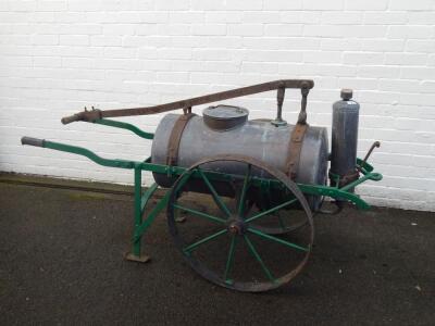 An early 20thC Vermorel Villefranches/S portable crop sprayer