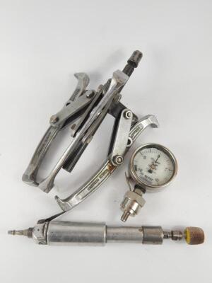 A die grinder and polar apparatus