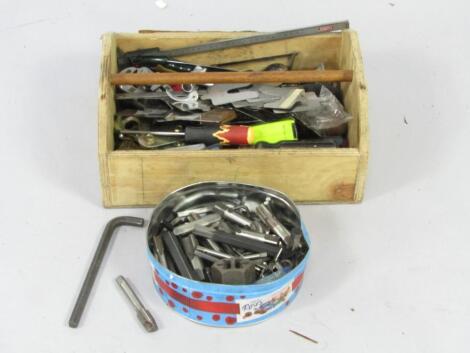 A sectional tool box