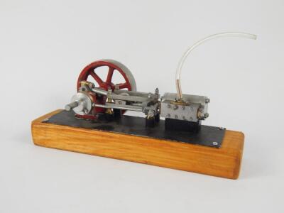 A 20thC horizontal stationary engine