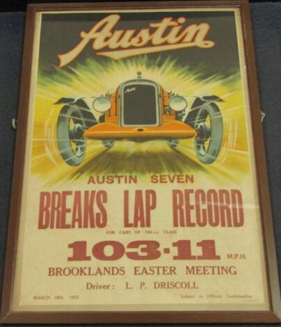 An Austin 1932 poster