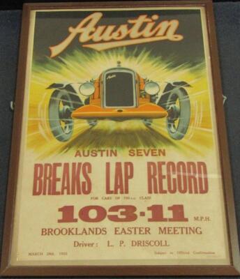 An Austin 1932 poster